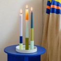 Bougies vegetales colorees design contemporain Remember Riga set de 3