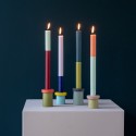 Bougies vegetales colorees design contemporain Remember Riga set de 3