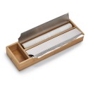 derouleur de papier d aluminium double cuisine en bois de bambou zeller 25315