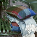 plaid a carreaux chaud doux vert klippan gotland multi