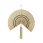 Decoration murale eventail bois bambou Bloomingvlle jaime
