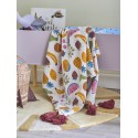 Plaid enfants motif fruits coton recycle Bloomingville Fruitta