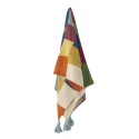 Plaid enfant multicolore coton recycle Bloomingville Colorine
