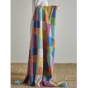 Plaid enfant multicolore coton recycle Bloomingville Colorine