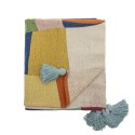Plaid enfant multicolore coton recycle Bloomingville Colorine