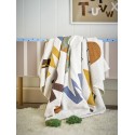 Plaid enfants coton recycle alphabet Bloomingville Memmo