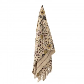 Plaid floral coton recycle Bloomingville Eydis