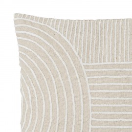 Coussin de salon chic coton graphique Bloomingville Chun