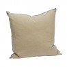 Grande housse de coussin lin coton uni Madam Stoltz