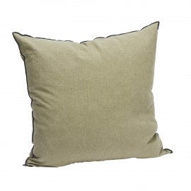 Grande housse de coussin lin coton uni Madam Stoltz