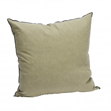 Grande housse de coussin lin coton uni Madam Stoltz