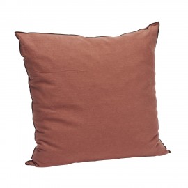 Grande housse de coussin lin coton uni couleur Madam Stoltz