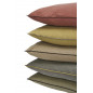 Grande housse de coussin lin coton uni couleur Madam Stoltz