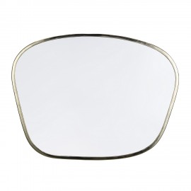 Miroir mural organique cadre laiton dore Madam Stoltz