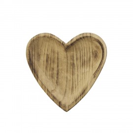 Bol bois forme de coeur Madam Stoltz