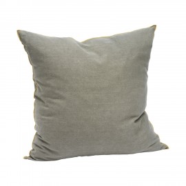 Grande housse de coussin lin coton uni Madam Stoltz