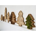 Plateau en bois forme de sapin decoratif Madam Stoltz