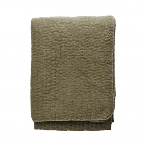 Plaid matelasse coton uni Madam Stoltz