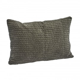 Housse de cousin velours matelasse uni decoratif Madam Stoltz