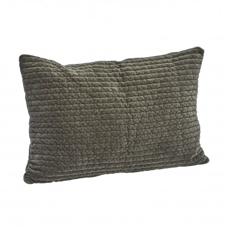 Housse de cousin velours matelasse uni decoratif Madam Stoltz