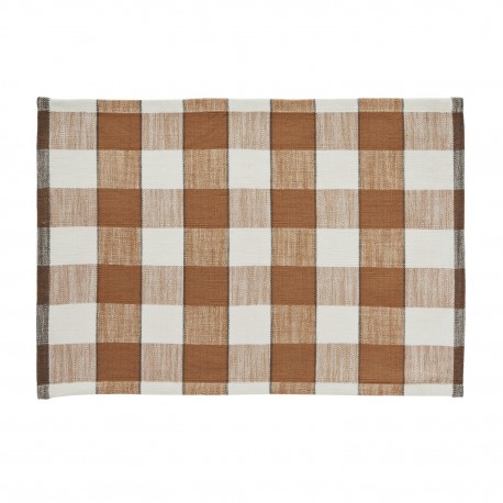 Set de table tissu coton motif carreaux Madam Stoltz