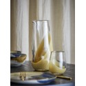 Carafe verre design organique dore Bloomingville Ballard