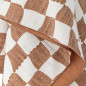 Plaid coton motif graphique pompons Bloomingville Chola