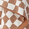 Plaid coton motif graphique pompons Bloomingville Chola