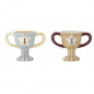 Coquetier en forme de trophée Bloomingville set de 2 Coquetier en forme de trophée Bloomingville set de 2
