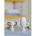 Coquetier en forme de trophee ceramique Bloomingville set de 2