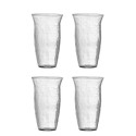 Verre a eau verre martele Bloomingville Asha set de 4