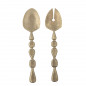 Couverts a salade metal laiton Bloomingville Edi