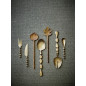 Couverts a salade metal laiton Bloomingville Edi
