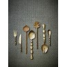 Couverts a salade metal laiton Bloomingville Edi