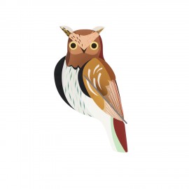 Oiseau decoratif 3d carton chouette Studio Roof Tawny Owl