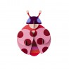Coccinelle artistique murale carton recycle Studio Roof Dotted Lady