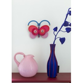 Papillon artistique mural carton Studio Roof Stripy Butterfly