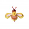 Abeille artistique murale carton recycle Studio Roof Candy Bee