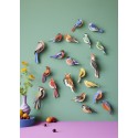 Oiseaux de jardin 3D carton decoratifs Studio Roof Forest Crests