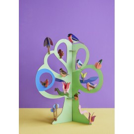 Arbre décoratif carton 3d Studio Roof Singing Tree