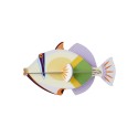 Decoration murale carton recycle poisson Studio Roof Lagoon Triggerfish