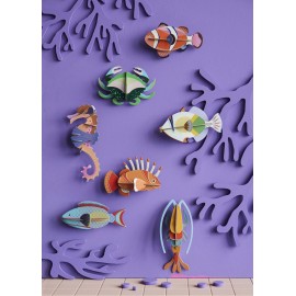 Décoration murale carton poisson Studio Roof Lagoon Triggerfish