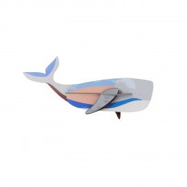 Decoration murale carton recycle baleine Studio Roof Whale