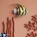 Decoration murale carton recycle poisson Studio Roof Angelfish