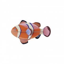 Decoration murale carton recycle poisson clown Studio Roof Clownfish