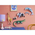 Decoration murale animal crocodile carton Studio Roof Tall Crocodile
