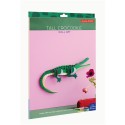 Decoration murale animal crocodile carton Studio Roof Tall Crocodile