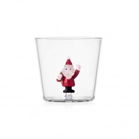 Verre a eau pere noel Ichendorf Milano Christmas Tales Santa with sack