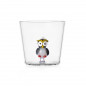 Verre a eau petit oiseau hibou Ichendorf Milano