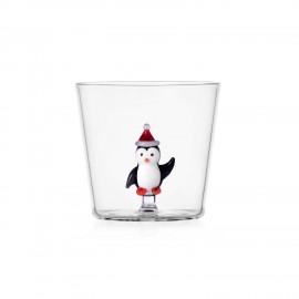 Verre a eau penguin noel Ichendorf Milano Christmas Tales